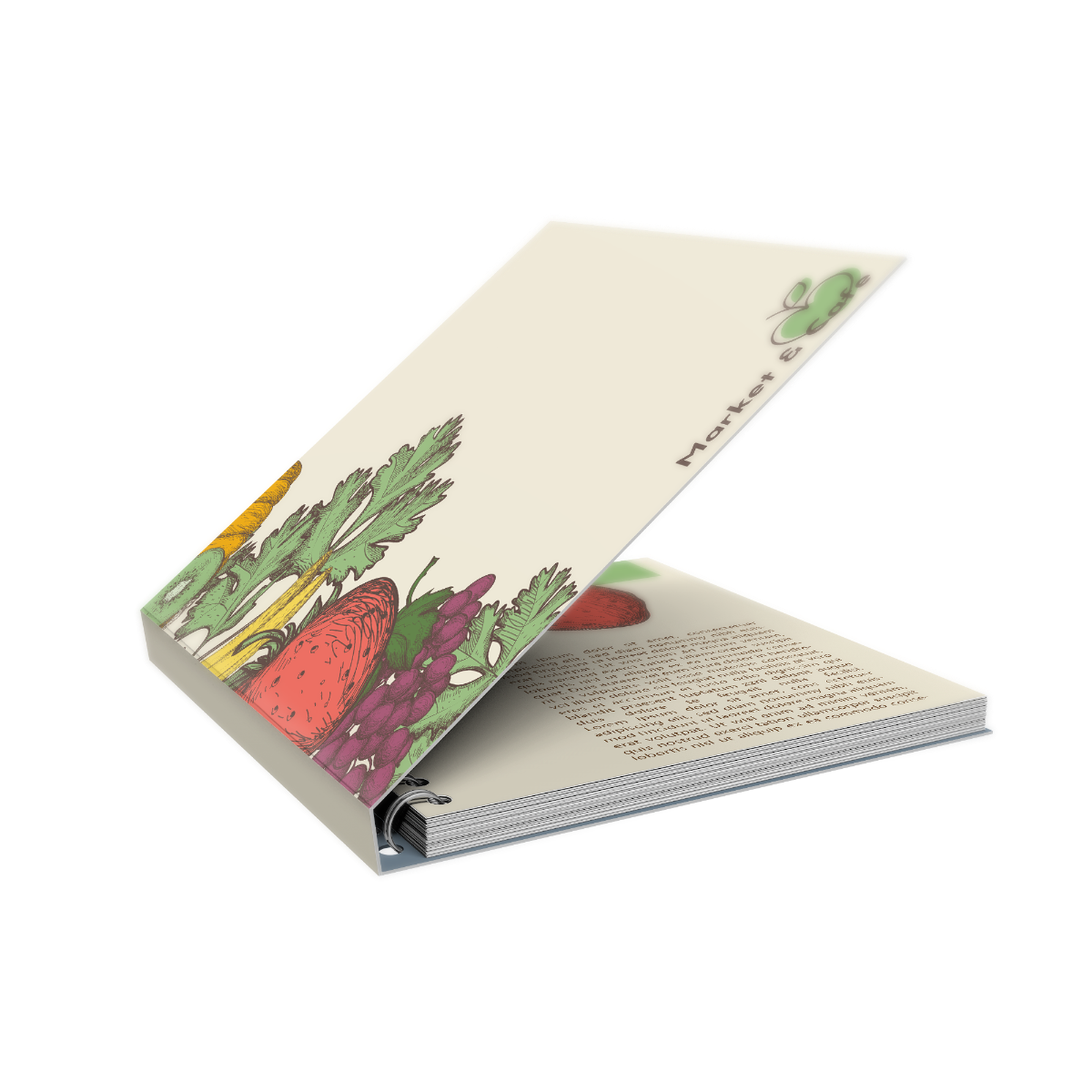 Wire-o brochures met verborgen wire-o