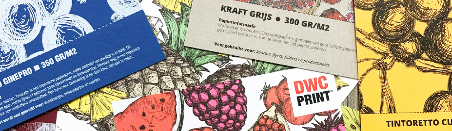 Luxe papiersoorten voor kaarten drukken