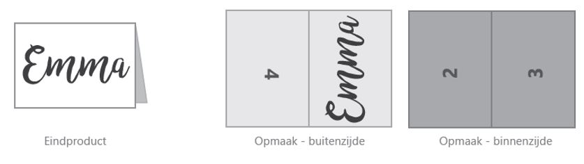 Gevouwen en ongevouwen drukwerk