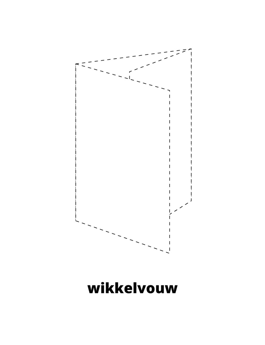 wikkelvouw folder
