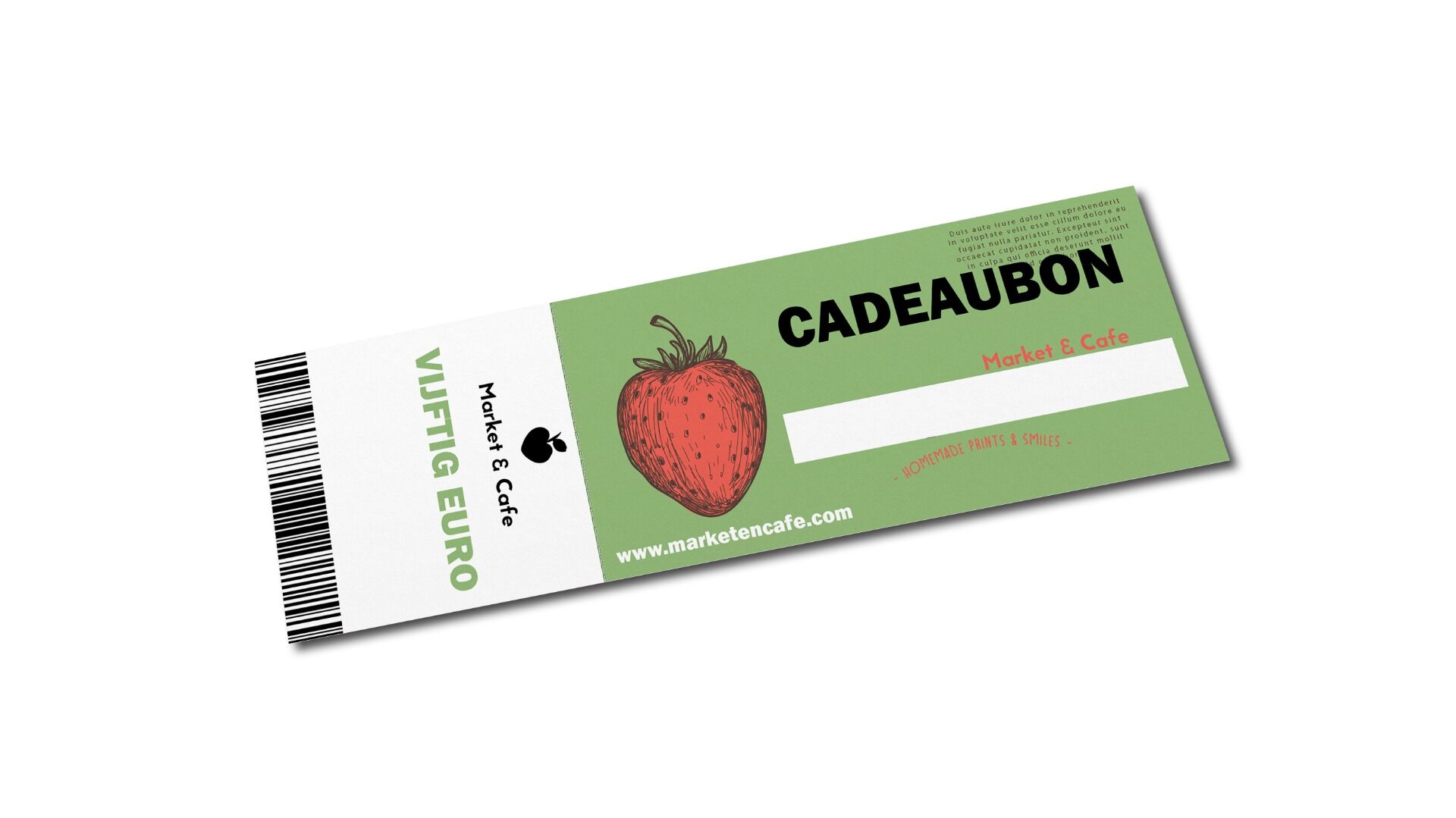 Cadeaubonnen drukken