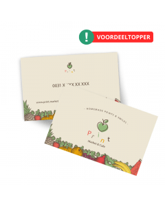 Visitekaartjes (voordeeltopper)