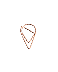 Paperclip druppel rosé