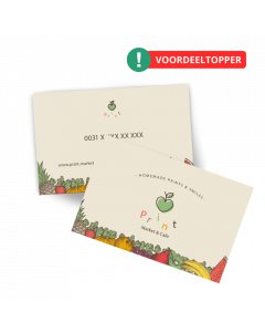 Visitekaartjes (voordeeltopper)