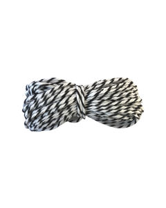 Katoenen touw zwart wit