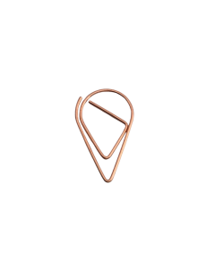 Paperclip druppel rosé