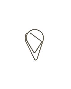 Paperclip druppel zilver