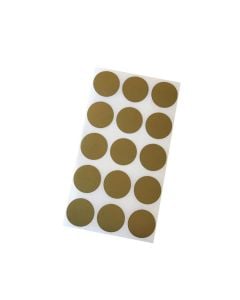 Scratch-off stickers rond goud