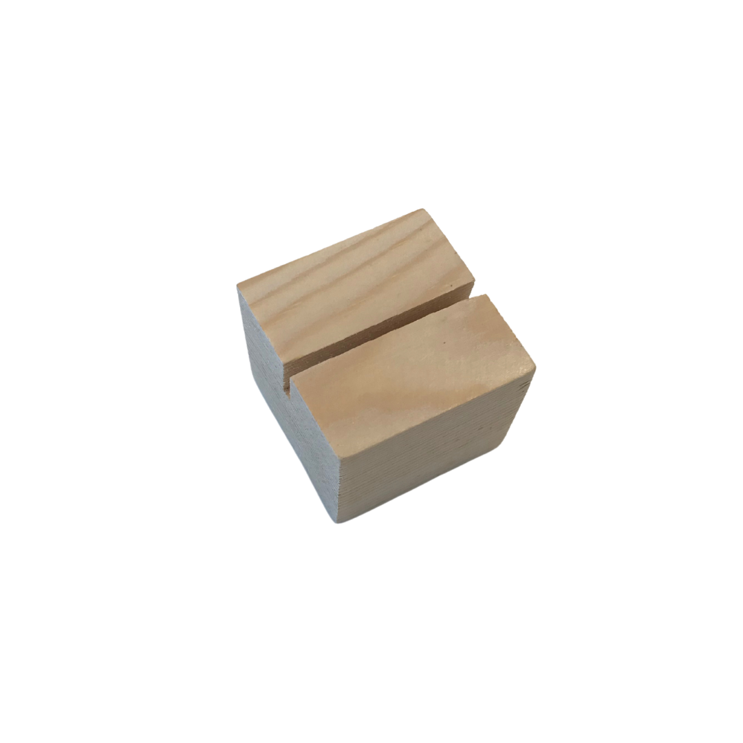 Kaarthouder hout - S