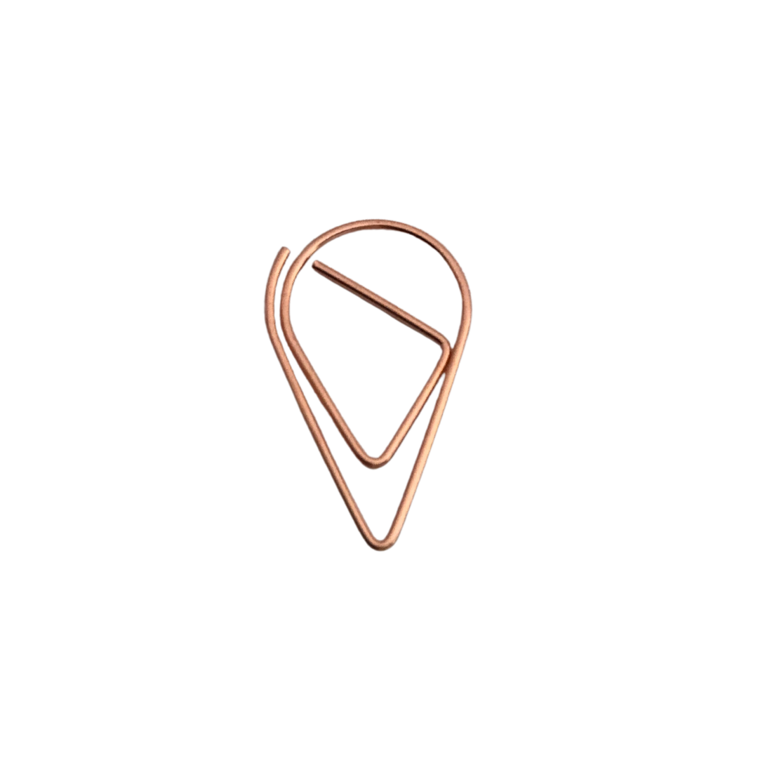 Paperclip druppel rosé