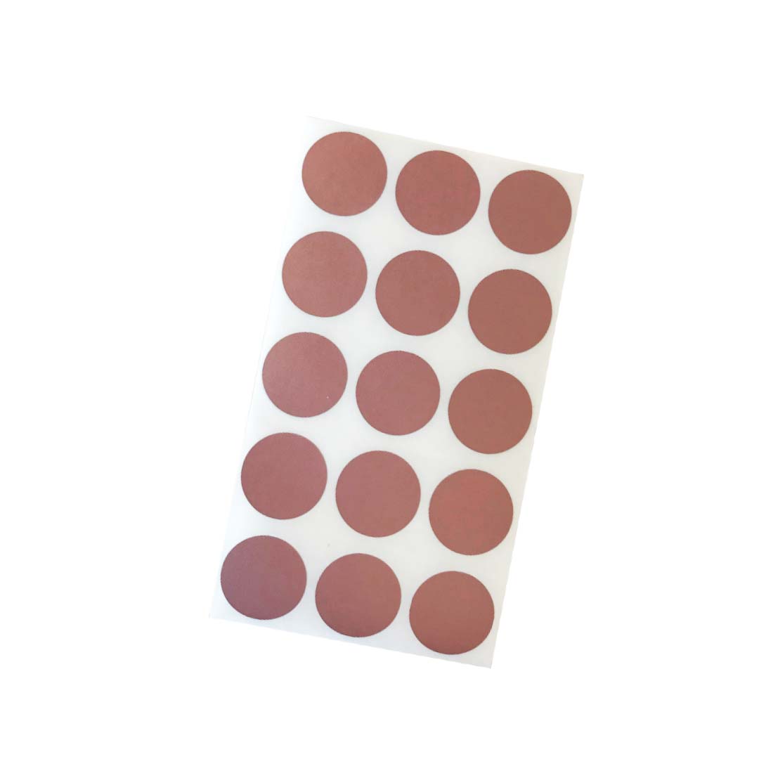 Scratch-off stickers rond rosé